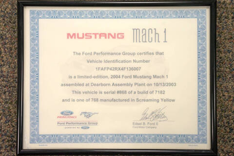 2004 Ford Mustang Mach 1 Premium