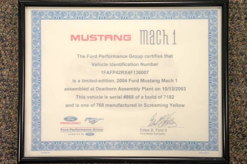 2004 Ford Mustang Mach 1 Premium