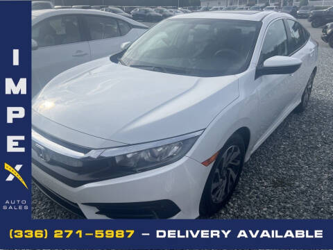 2018 Honda Civic for sale at Impex Auto Sales in Greensboro NC