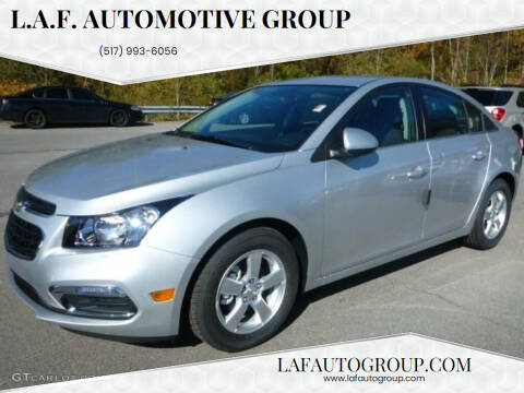 2015 Chevrolet Cruze for sale at L.A.F. Automotive Group in Lansing MI