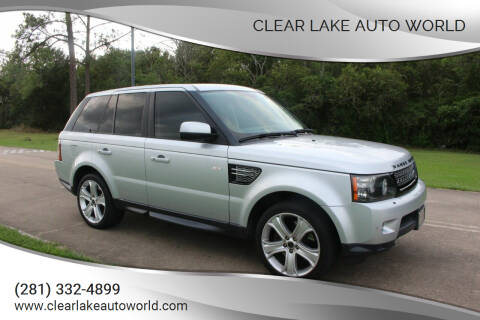 2012 Land Rover Range Rover Sport for sale at Clear Lake Auto World in League City TX
