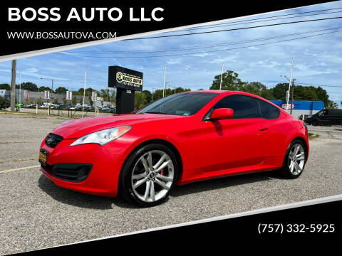 2011 Hyundai Genesis Coupe for sale at BOSS AUTO LLC in Norfolk VA