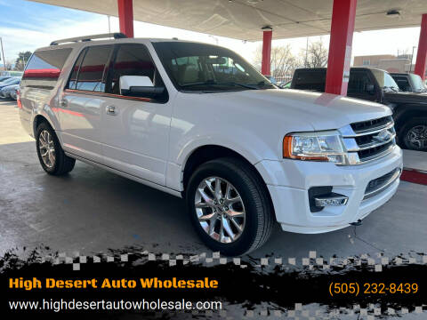 2015 Ford Expedition EL for sale at High Desert Auto Wholesale in Albuquerque NM