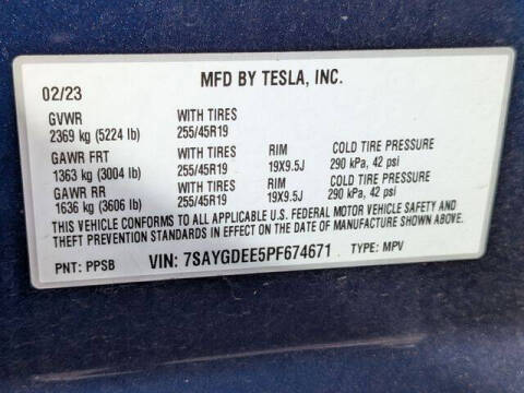 2023 Tesla Model Y Long Range