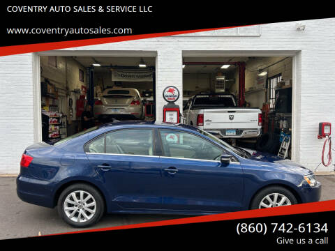 2013 Volkswagen Jetta for sale at COVENTRY AUTO SALES & SERVICE LLC in Coventry CT