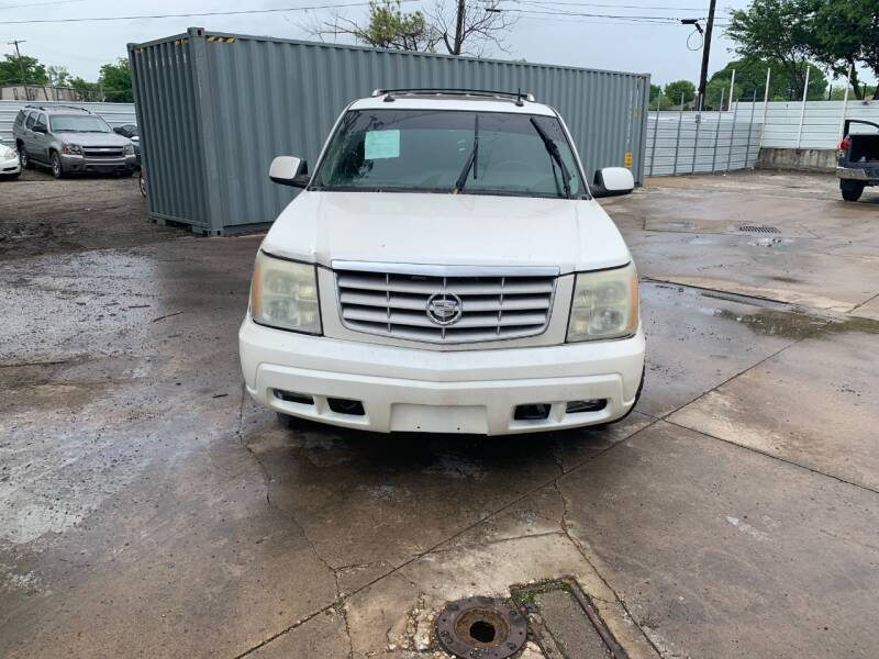 Used 2003 Cadillac Escalade Base with VIN 1GYEK63N43R285483 for sale in Dallas, TX