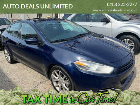 2013 Dodge Dart for sale at AUTO DEALS UNLIMITED in Philadelphia PA
