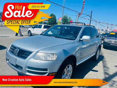 2005 Volkswagen Touareg for sale at New Creation Auto Sales in Everett WA