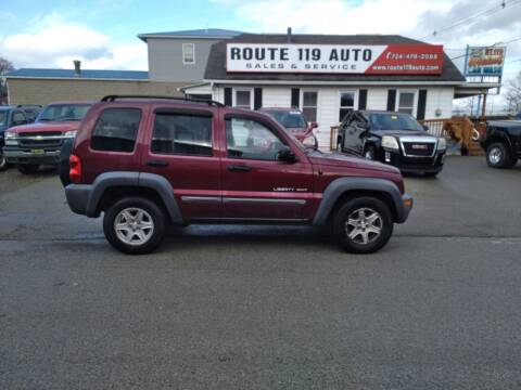 2003 Jeep Liberty for sale at ROUTE 119 AUTO SALES & SVC in Homer City PA