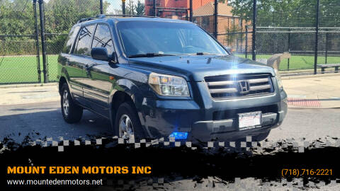 2006 Honda Pilot for sale at MOUNT EDEN MOTORS INC in Bronx NY