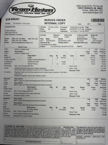 2017 Chevrolet Silverado 1500