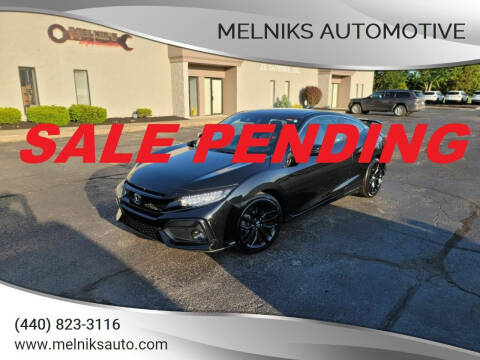 2020 Honda Civic for sale at Melniks Automotive in Berea OH