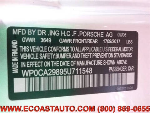 2005 Porsche Boxster