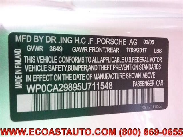 2005 Porsche Boxster