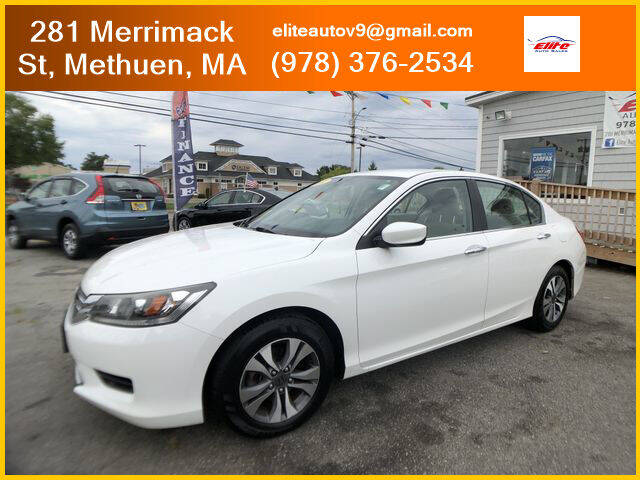 2013 Honda Accord for sale at ELITE AUTO SALES, INC in Methuen MA
