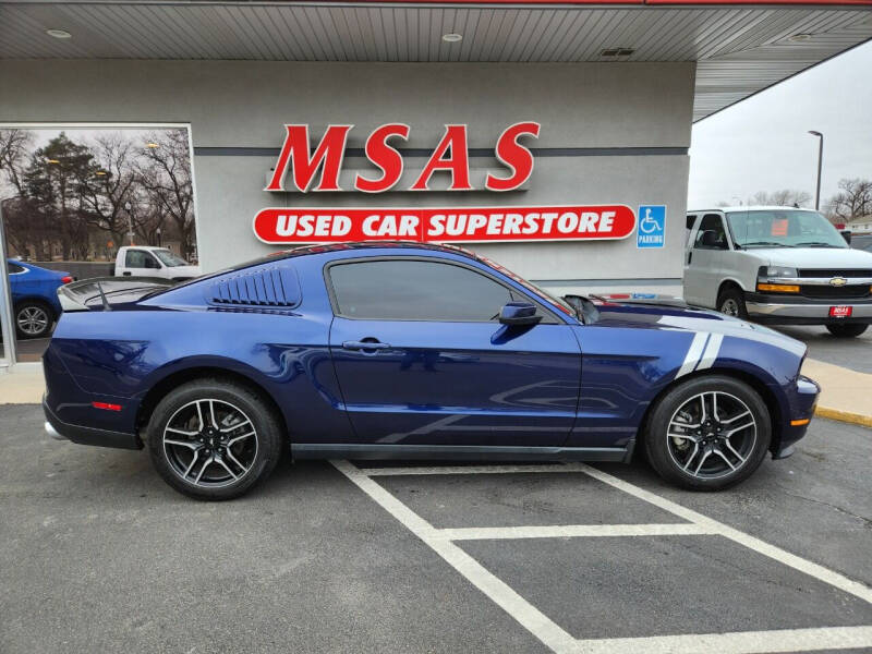 2012 Ford Mustang for sale at MSAS AUTO SALES in Grand Island NE
