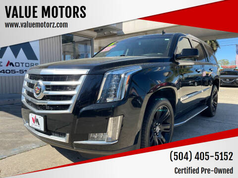 2015 Cadillac Escalade for sale at VALUE MOTORS in Kenner LA