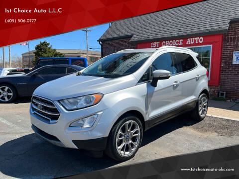 2019 Ford EcoSport for sale at 1st Choice Auto L.L.C in Oklahoma City OK