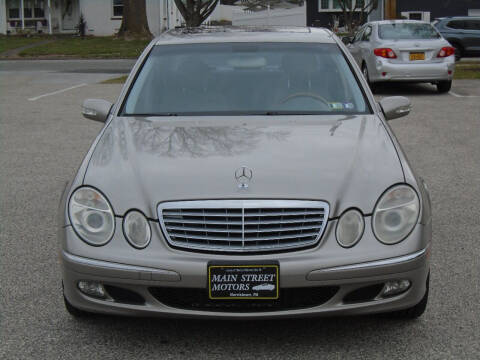 2006 Mercedes-Benz E-Class for sale at MAIN STREET MOTORS in Norristown PA