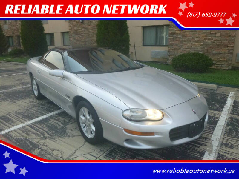 2002 Chevrolet Camaro for sale at RELIABLE AUTO NETWORK in Arlington TX