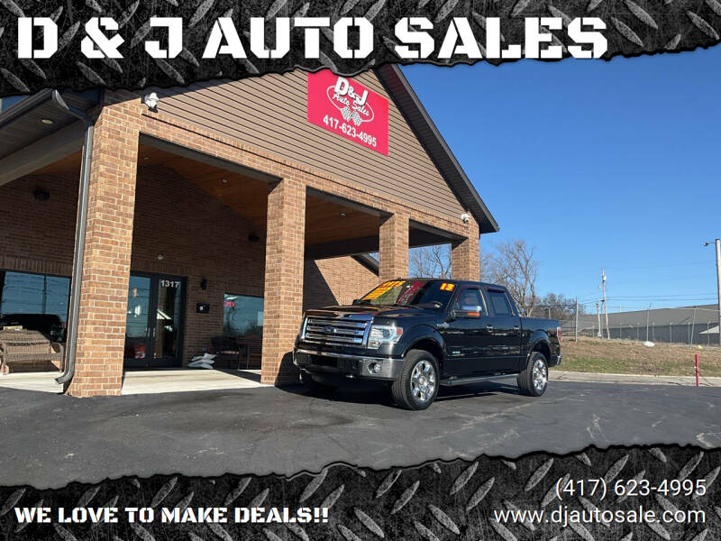 2013 Ford F-150 for sale at D & J AUTO SALES in Joplin MO