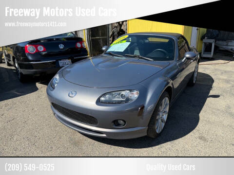 2008 Mazda MX-5 Miata for sale at Freeway Motors Used Cars in Modesto CA