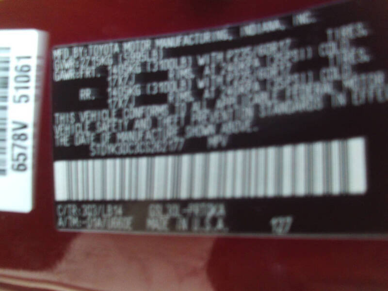 2012 Toyota Sienna XLE 8-Passenger