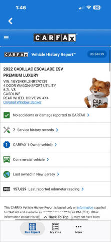 2022 Cadillac Escalade ESV Premium Luxury