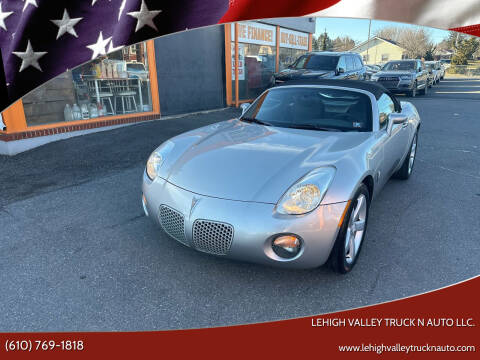 2006 Pontiac Solstice for sale at Lehigh Valley Truck n Auto LLC. in Schnecksville PA