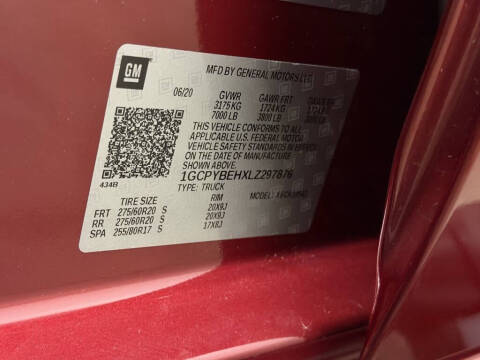 2020 Chevrolet Silverado 1500