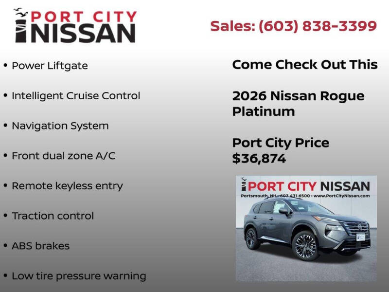 2026 Nissan Rogue Platinum