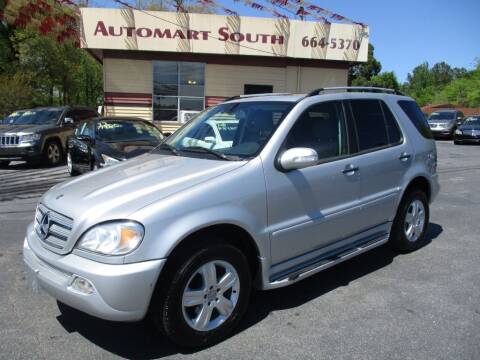 2005 Mercedes-Benz M-Class for sale at Automart South in Alabaster AL