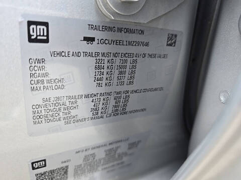 2021 Chevrolet Silverado 1500