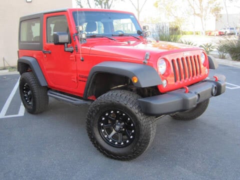 2015 Jeep Wrangler for sale at ORANGE COUNTY AUTO WHOLESALE in Irvine CA