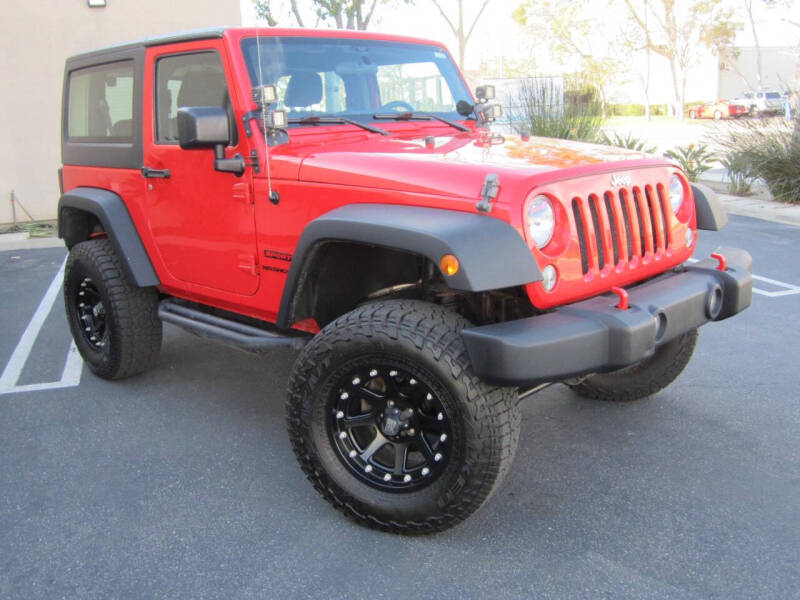 2015 Jeep Wrangler for sale at ORANGE COUNTY AUTO WHOLESALE in Irvine CA