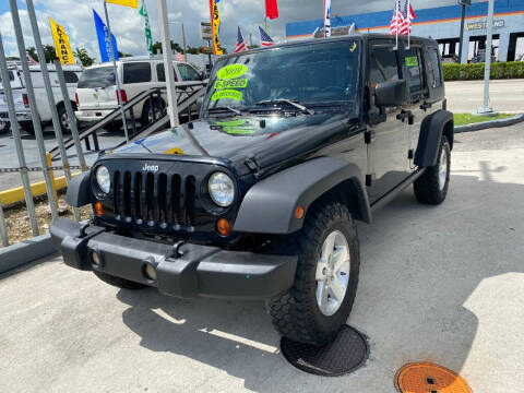 2008 Jeep Wrangler Unlimited for sale at Navarro Auto Motors in Hialeah FL
