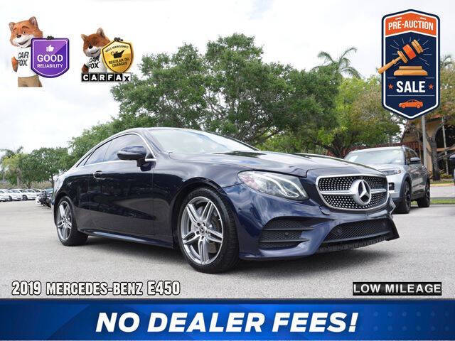 2019 Mercedes-Benz E-Class E 450