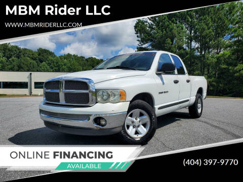 2002 Dodge Ram 1500 for sale at MBM Rider LLC in Alpharetta GA