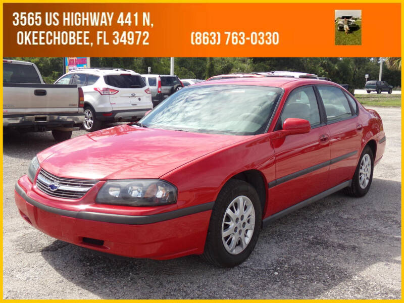 2004 Chevrolet Impala for sale at M & M AUTO BROKERS INC in Okeechobee FL