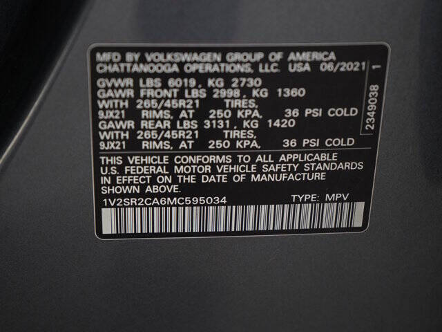 2021 Volkswagen Atlas