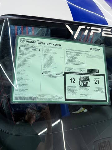 1998 Dodge Viper GTS