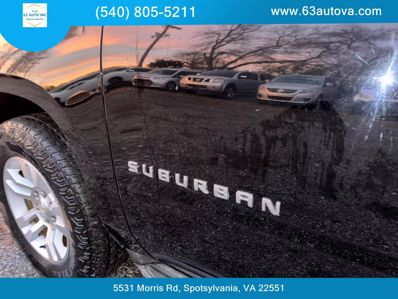 2015 Chevrolet Suburban for sale at 63 Auto Inc in Spotsylvania, VA