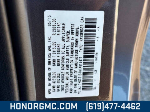 2015 Honda Accord EX