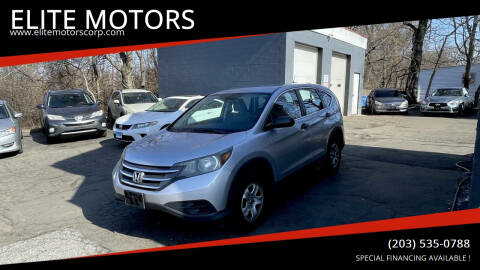 2013 Honda CR-V for sale at ELITE MOTORS in West Haven CT
