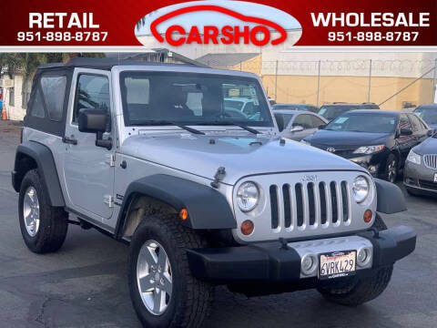2012 Jeep Wrangler for sale at Car SHO in Corona CA