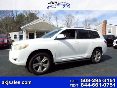 2009 Toyota Highlander for sale at AKJ Auto Sales in West Wareham MA
