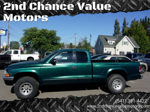 1997 Dodge Dakota for sale at 2nd Chance Value Motors in Roseburg OR