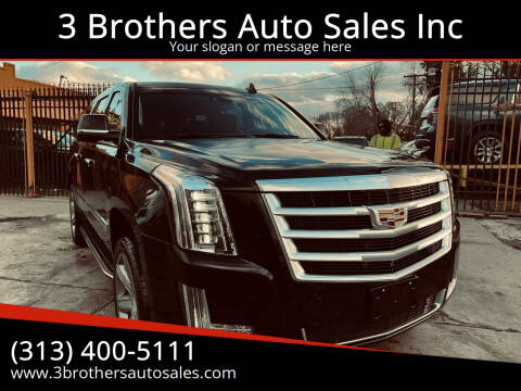 2016 Cadillac Escalade ESV for sale at 3 Brothers Auto Sales Inc in Detroit MI