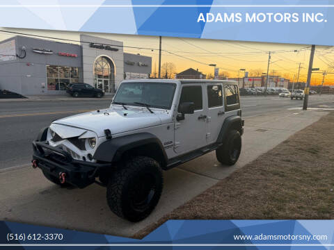 2016 Jeep Wrangler Unlimited for sale at Adams Motors INC. in Inwood NY