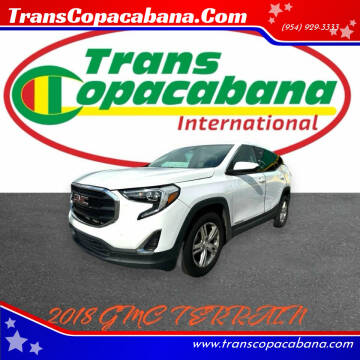 2018 GMC Terrain for sale at TransCopacabana.Com in Hollywood FL